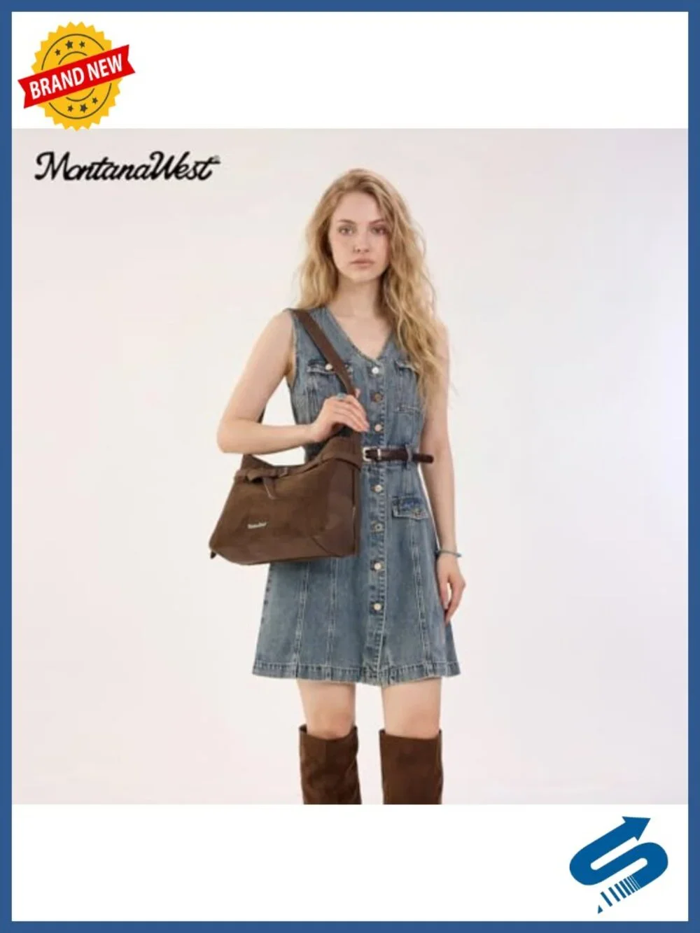 Soft Faux Suede Slouchy Hobo Shoulder Bag with Adjustable Strap